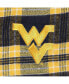 Men's Navy Distressed West Virginia Mountaineers Big and Tall 2-Pack T-shirt and Flannel Pants Set