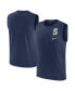 ფოტო #1 პროდუქტის Men's Navy Seattle Mariners Large Logo Muscle Tank Top