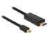 Фото #2 товара Delock 83698 - 1 m - Mini DisplayPort - HDMI - Male - Male - Gold