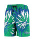 ფოტო #3 პროდუქტის Men's College Neon Green Seattle Seahawks Retro Static Mesh Lounge Shorts