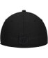 Фото #5 товара Men's Black Philadelphia Eagles Historic Logo Black On Black Low Profile 59Fifty Ii Fitted Hat