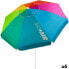 Фото #1 товара Пляжный зонт Aktive Разноцветный 200 x 203 x 200 см в стальном исполнении (6 штук)