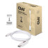 Club 3D USB 3.1 Type C Cable to DisplayPort 1.2 UHD Adapter - USB Type C - Displayport 1.2 - 1.2 m - White