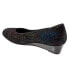 Фото #5 товара Trotters Lauren T1110-095 Womens Black Extra Wide Loafer Flats Shoes 7