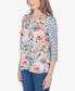 ფოტო #3 პროდუქტის Scottsdale Women's Floral Geometric Triple Knot Top