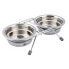 TRIXIE On Feet Set Rattle Stainless Steel Bowl Серебристый, S - фото #1