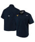 Фото #1 товара Men's Navy West Virginia Mountaineers PFG Tamiami Omni-Shade Button-Down Shirt