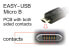 Delock 83849 - 0.5 m - USB A - Micro-USB B - USB 2.0 - Male/Male - Black