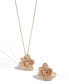 Фото #7 товара Pavé Rose by EFFY® Diamond Flower Pendant Necklace in 14k Rose Gold (1 1/3 ct. t.w.)