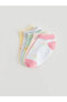 LCW baby Baskılı Kız Bebek Patik Çorap 5'li