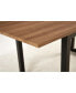Фото #6 товара Modern Square Dining Table with Extendable Metal Leg