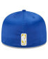 Фото #4 товара Men's White Golden State Warriors Throwback Satin 59FIFTY Fitted Hat