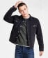 Фото #3 товара Men's Tinted Stone Wash Trucker Jacket