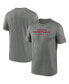 Фото #1 товара Men's Heather Gray Arizona Cardinals Sideline Legend Performance T-shirt