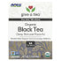 Фото #1 товара NOW Foods, Органический черный чай, 24 чайных пакетика, 48 г (1,7 унции)