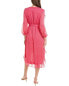 Фото #2 товара Maison Tara Serena Maxi Dress Women's Pink 10