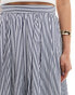 Фото #5 товара ASOS DESIGN a-line volume skirt in stripe