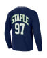 Фото #4 товара Men's NFL X Staple Navy Seattle Seahawks Core Long Sleeve Jersey Style T-shirt