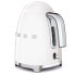Фото #10 товара SMEG electric kettle KLF03WHEU (White), 1.7 L, 2400 W, White, Plastic, Stainless steel, Water level indicator, Overheat protection