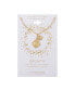 Фото #2 товара Unwritten 14K Gold Flash Plated Satin Finish Yin Yang and Flower Charm Y-Necklace