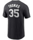 Фото #2 товара Men's Frank Thomas Black Chicago White Sox Cooperstown Collection Name Number T-shirt