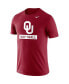 Фото #2 товара Men's Crimson Oklahoma Sooners Softball Drop Legend Performance T-shirt