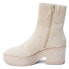 Фото #6 товара Matisse Jessie Pull On Platform Booties Womens Off White Casual Boots JESSIE-164