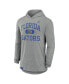 Men's Heather Gray Florida Gators Blitz Hoodie Long Sleeve T-Shirt