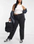 Cotton:On Curve loose straight leg jeans in black