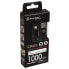 SilverStone CPU03 USB-Ladekabel Lightning, schwarz - 100cm