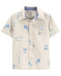 Фото #6 товара Toddler Seaside Print Button-Front Chambray Shirt 4T