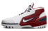 Фото #2 товара Nike Air Zoom Generation "First Game" 减震防滑耐磨 低帮 复古篮球鞋 红白色 2023年版 / Кроссовки Nike Air Zoom DM7535-101