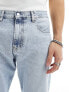 Фото #3 товара Calvin Klein Jeans authentic straight jeans in light wash