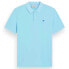 SCOTCH & SODA 175665 short sleeve polo Washed Neon Blue, S - фото #2