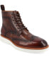 Фото #2 товара Men's Model 005 Wingtip Lace-Up Boots