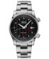 ფოტო #1 პროდუქტის Men's Swiss Automatic Multifort Stainless Steel Bracelet Watch 42mm