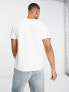 Levi's t-shirt in white with central small box tab logo