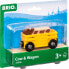 Фото #2 товара Игрушечный транспорт для малышей Brio BRIO World Cow and Wagon