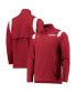 Фото #1 товара Men's Crimson Alabama Crimson Tide 2021 Team Coach Quarter-Zip Jacket