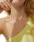 18k Gold-Plated Cubic Zirconia Cross Pendant Necklace, 16" + 2" extender, Created for Macy's