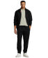 Фото #8 товара Men's Big & Tall Double-Knit Track Pants