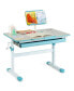 Фото #1 товара Height-Adjustable Kids Desk Children Study Table with Tilt Desktop & Book Stand