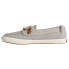 Sperry Lounge Away 2 Linen Slip On Boat Womens Grey Flats Casual STS87645