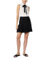 ფოტო #1 პროდუქტის Women's Pleated Mini Skirt