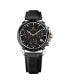 ფოტო #1 პროდუქტის LeWy 9 Swiss Men's 42mm Watch - Black & Rose Gold Dial