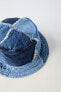 Фото #3 товара Denim patched bucket hat