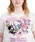 ფოტო #3 პროდუქტის Women's Hello Kitty Short-Sleeve Crewneck Tee