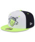 Фото #1 товара Men's White Columbia Fireflies Authentic Collection Alternate Logo 59FIFTY Fitted Hat