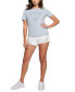 Фото #4 товара Women's Studded Logo Cotton Short-Sleeve T-Shirt