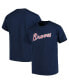 Фото #2 товара Футболка для малышей Soft As A Grape с логотипом Atlanta Braves - темно-синяя